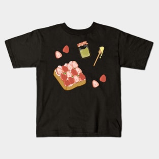 Strawberry Cream Bread Kids T-Shirt